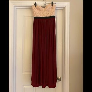 Strapless Maxi Dress